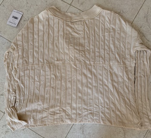 NEW! Free People Womans Blouse. Ivory Size XS-K2 - 第 2/3 張圖片