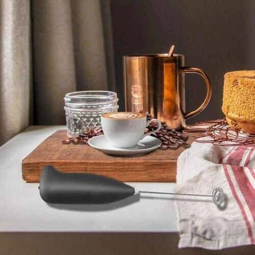 Milk Frother Handheld Whisk Electric Battery Power Milk Coffee Foam Maker Mixer