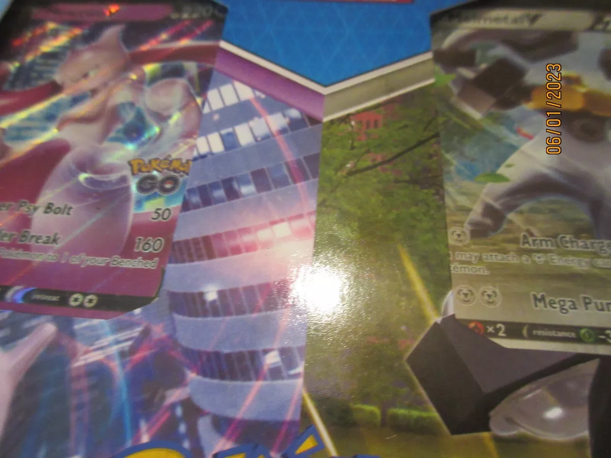 Pokemon Go Mewtwo V / Melmetal V Battle Deck Set of 2