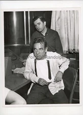 GENE KRUPA fr. 1961 JAZZ Recording Session VTG Original "PoPsie" Printed Photo