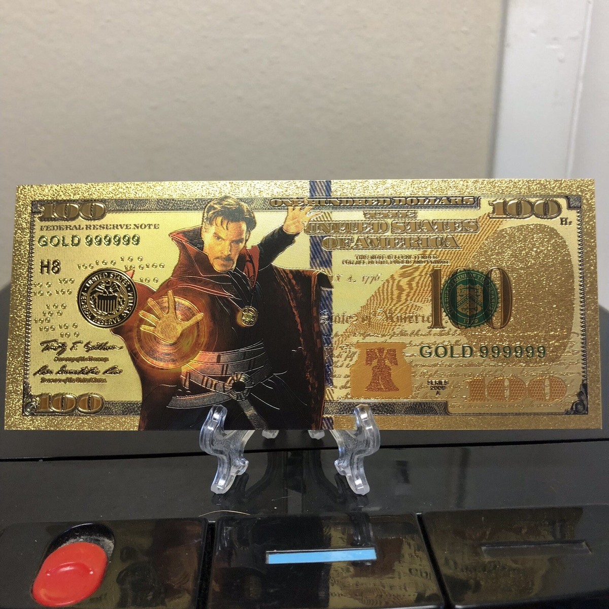 24k Gold Foil Plated Doctor Strange Marvel Banknote | eBay