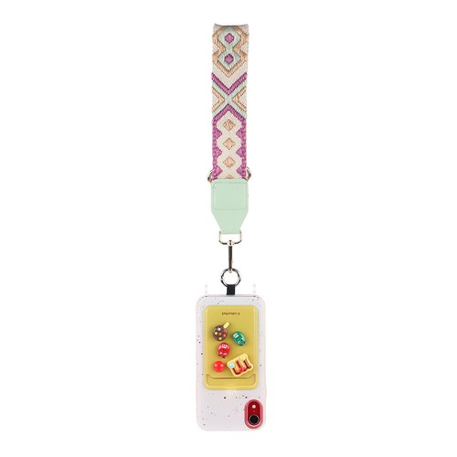 Phone Strap with Zippered Pouch Cross Body Phone String for Phone (Green) - Zdjęcie 10 z 11