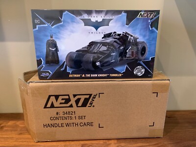 SDCC 2023 JADA The Dark Knight Trilogy Tumbler Batmobile & Batman Exclusive