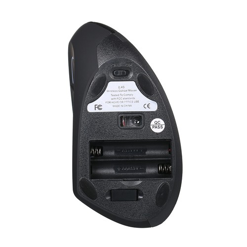 Ergonomic Optical USB Wireless Vertical Mouse 1600 DPI 5 Buttons For Laptop - Picture 7 of 11