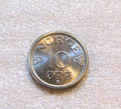 1952 Norway 10 Ore unc Coin