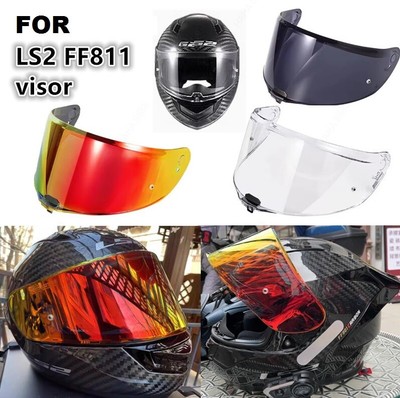 Motorcycle Helmet Visor For LS2 FF811 Vector ii 2 Splitter Pinlock Carbon Lens