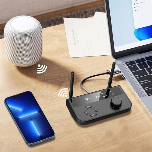 Récepteur Émetteur Bluetooth 5.3 Longue Portée pour TV Home Stéréo Audio Adaptateur - Photo 7/12