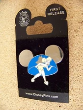2009 First Release Tinker Bell on Mickey Ears hat logo Disney Parks lapel pin