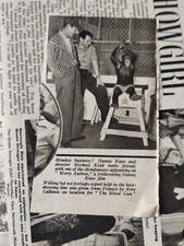Sk46 Ephemera 1950s Film Picture Danny Kaye Michael Kidd Monkey