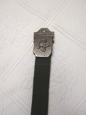 Boy Scouts America Adjustable Green Web Belt with Buckle Size S/M 32   64032