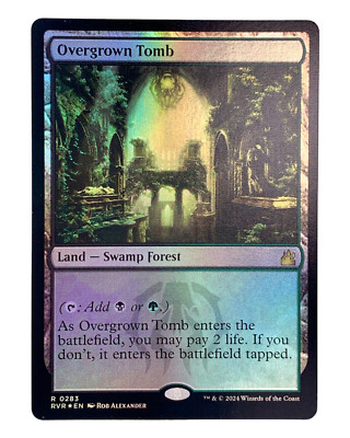 MTG | Overgrown Tomb | Ravnica Remastered | Shock Land | Foil | NM | EN