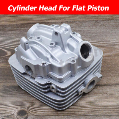 Silver Cylinder Head For Suzuki GN125 EN125 GS125 GZ125