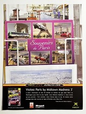 Vintage 2003 MIDTOWN MADNESS 3 Original French Print Ad 22x30cm XBOX Live FHM 07