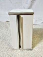 Vtg Dollhouse Miniature Refrigerator White Wood