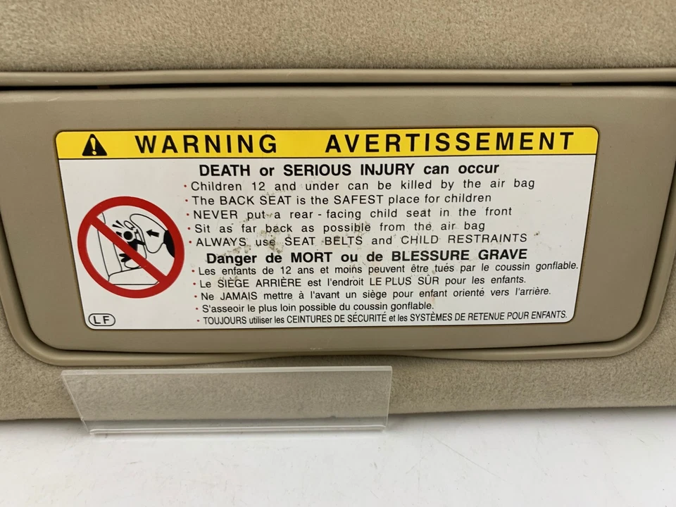 Parasol para pasajeros Lexus GS430 2001-2006 beige iluminado OEM D01B01015 Foto 4 de 4