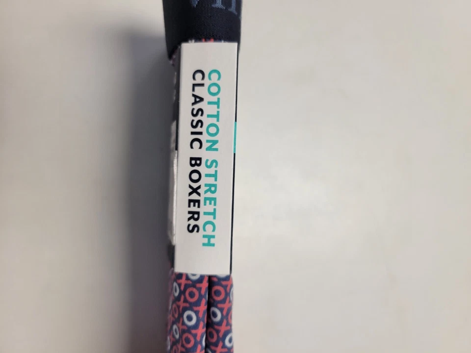 Nova cueca boxer clássica VINEYARD VINES masculina XS X-PEQUENA azul estampa vermelha - Imagem 4 de 4