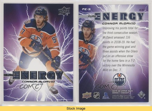 2019-20 Upper Deck Pure Energy Connor McDavid #PE-5 READ a2i - Picture 3 of 3