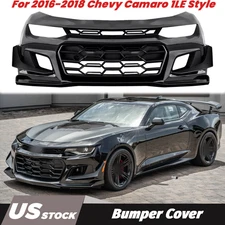 Full Front bumper replacement For 2016-2018 Chevy Chevrolet Camaro 1LE style