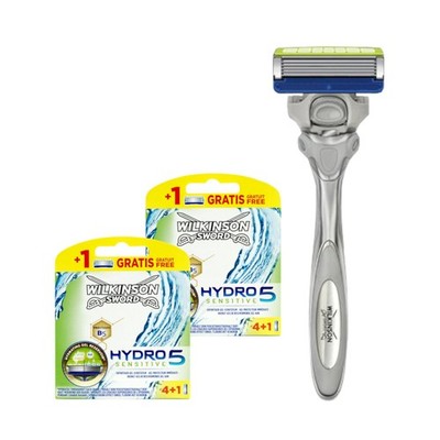 11x Wilkinson Sword Hydro 5 Sensitive Rasierklingen + 1x Rasierapparat-OHNE OVP-