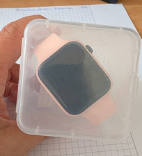 Gesundheitsuhr Smartwatch Fitness-Tracker Herzfrequenz Rosa Silikon 30 mm