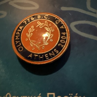 ATHENS 2004 OLYMPIC PIN FROM GREECE - New On Card - Olympia 776 BC, Athens 2004