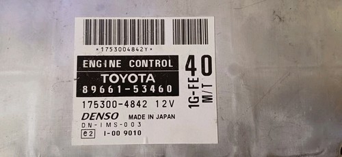 2002 LEXUS IS200 2.0 ENGINE CONTROL UNIT 89661-53460 #2 - Picture 6 of 6