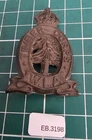 WW2 Economy Issue Plastic (Cellulose Acetate) Timber Corps Cap Badge EB-3198