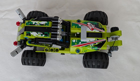 LEGO 42027 Desert Racer Technic Pullback Motor Dune Buggy Off Roader Green 2014
