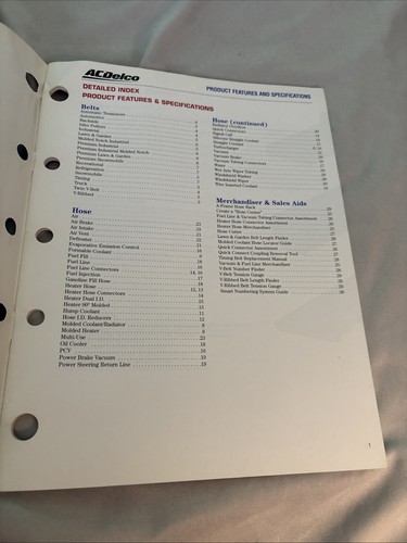 AC Delco Master Products Catalog 35-CA-0373-00 Early 2000s - Foto 2 di 4