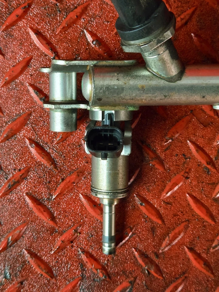 Juego de inyectores de combustible 2015-2018 con riel para Ford Edge 2.0 FB5E9F797AC Turbo Foto 3 de 4