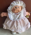 1982 little precious cabbage patch doll with pacifier & Extra Outfit -ADORABLE !