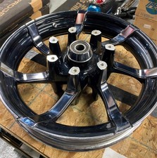 CVO Front Mag Wheel Black Chrome Harley 3.5x18 Agitator OEM Touring Street Glide