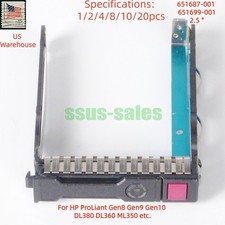 Lot 651687-001 for HP DL380 DL388 DL160 ML350 G8 G9 G10 series 2.5"SAS/SATA US