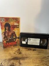 VHS: Rambo First Blood Part 2 II: Slyvestor Stallone: Thorn EMI HBO Clamshell