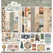 PhotoPlay Paper - Travel Junque 12x12 Collection Pack Kit Papers  Stickers