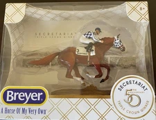 Secretariat Breyer 50th Anniversary Commemorative Edition Figurine New In Box