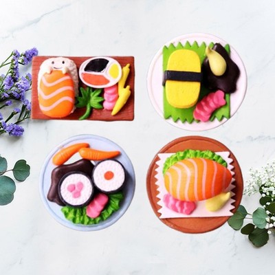  8 Stück Mini-Simulation Sushi-Form Handwerk Desktop-Dekoration Mikro-Landschaft