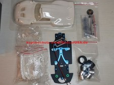BRM047-K2 Porsche 911 GT1 Complete White Kit With Aluminum Chassis NEW