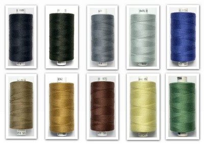 Nähgarn Coats Stärke 50 für Jeans Quilts 500m 55 Farben Faden Garn schwarz weiß