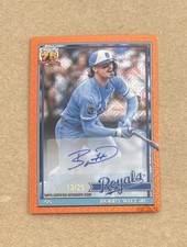 2026 Topps Chrome Baseball Bobby Witt Jr Orange Mojo Autograph Card #’d /25