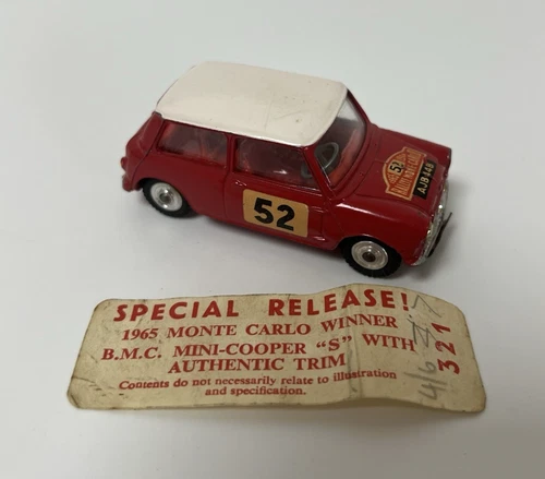 Original Vintage Corgi Toys Gift Set 38 321 BMC Mini Cooper S Exc Number 52