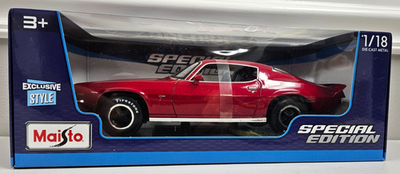 Maisto Red 1971 Chevy Chevrolet Camaro '71 Special Edition 1:18