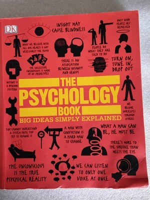 The Psychology Book: Big Ideas Simply Explained - Paperback, by DK - Good