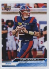 2024 Upper Deck CFL Deluxe 16 Cody Fajardo /250 Montreal Alouettes