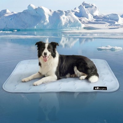 Luciphia Premium Dog Cooling Mat Non-Slip Q-MAX 0.5 Self-Cooling Pad for Smal...