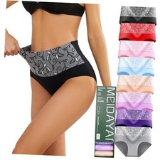 Womens Underwear Cotton Tummy Control X-Large Multicolor-- gift Box Package  