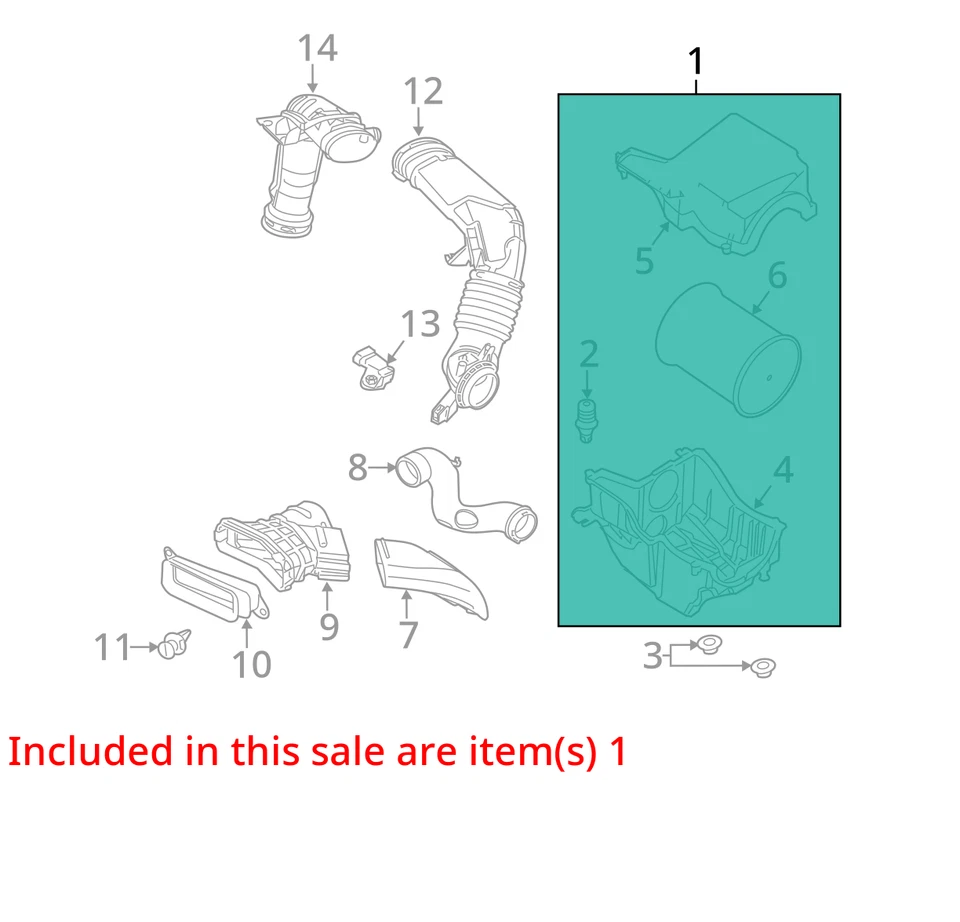 Limpador de ar compatível com 16-18 Focus RS 1707130 - Imagem 3 de 4
