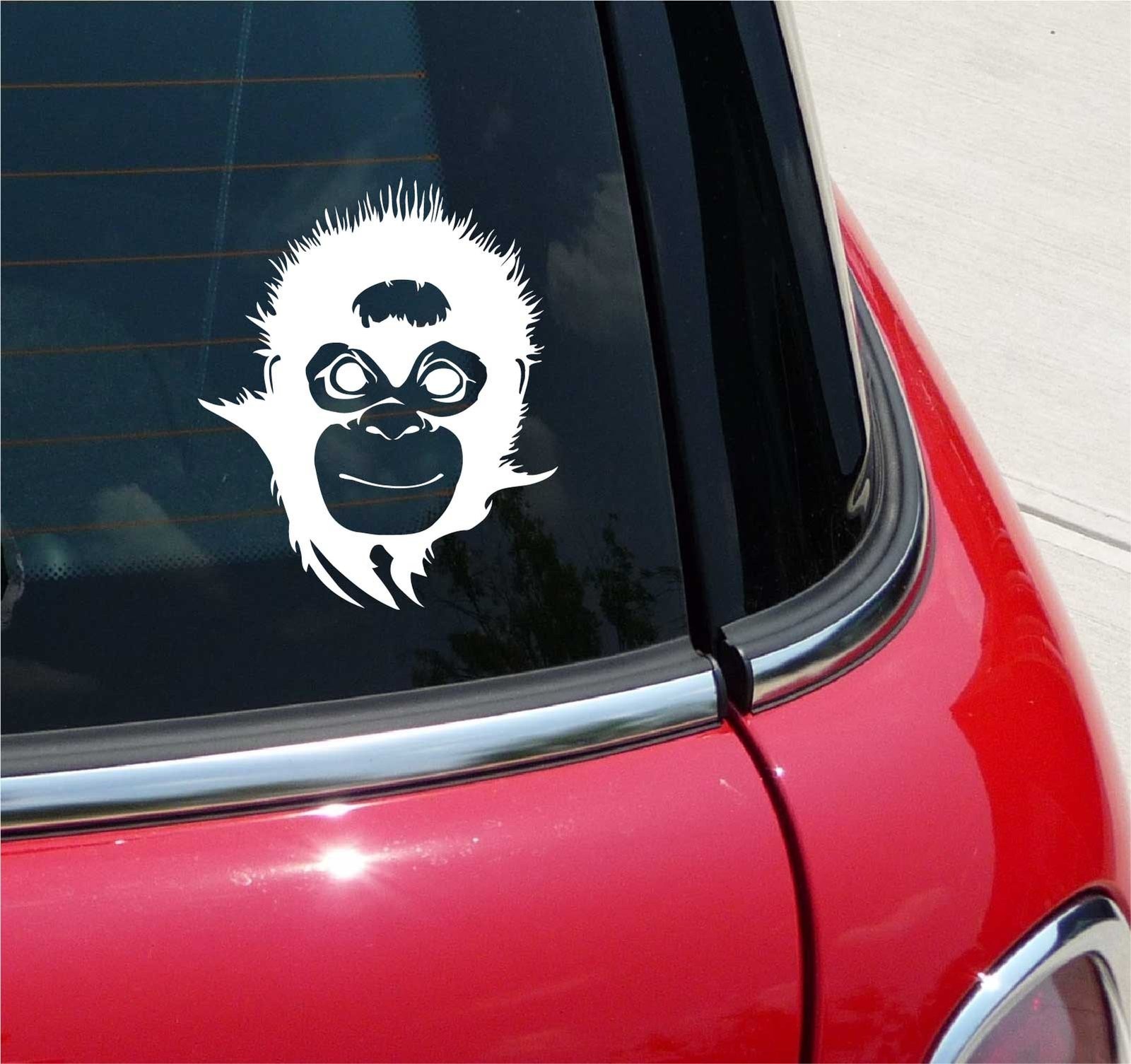 ORANGUTAN RANG ORANGUTANS GRAPHIC DECAL STICKER ART CAR WALL
