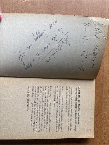 Sex and Nutrition Paavo Airola Vintage 1970 Award Paperback Sexual Power Vintage - Foto 5 di 8