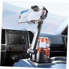Cup Holder Phone Holder, Unobstructed Cup Holder Phone Foldable Arm Style